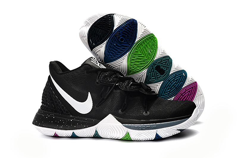 Nike Kyrie 5 Black White Shoes For Boys